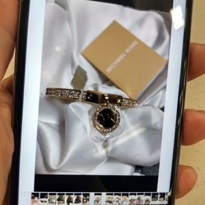 MK Teddy Bear Pom Pom key chain